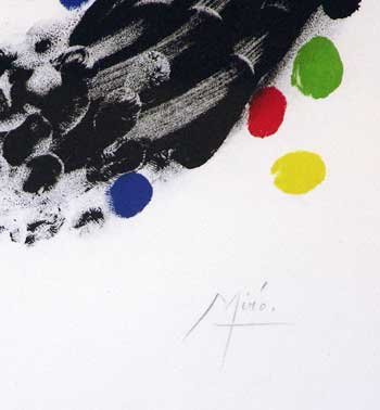 Miro, Joan, Signed Original Lithograph - 4