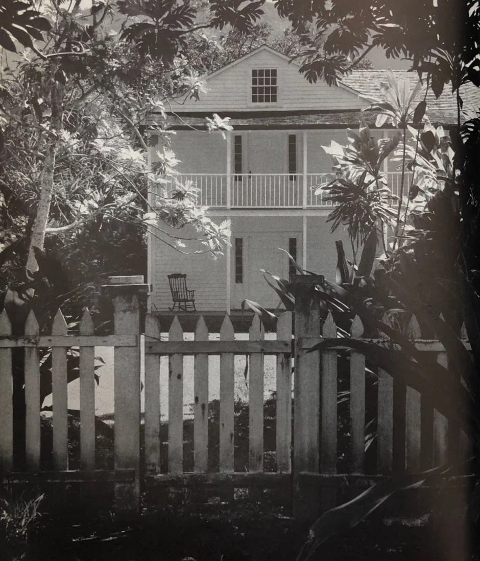 ANSEL ADAMS (1902-1984) Waioli Mission house, Hanalei, Kauai,Photo-litho , 9 3/4" x 8 1/2": ANSEL ADAMS (1902-1984) Waioli Mission house, Hanalei, Kauai,Photo-litho , 9 3/4" x 8 1/2"