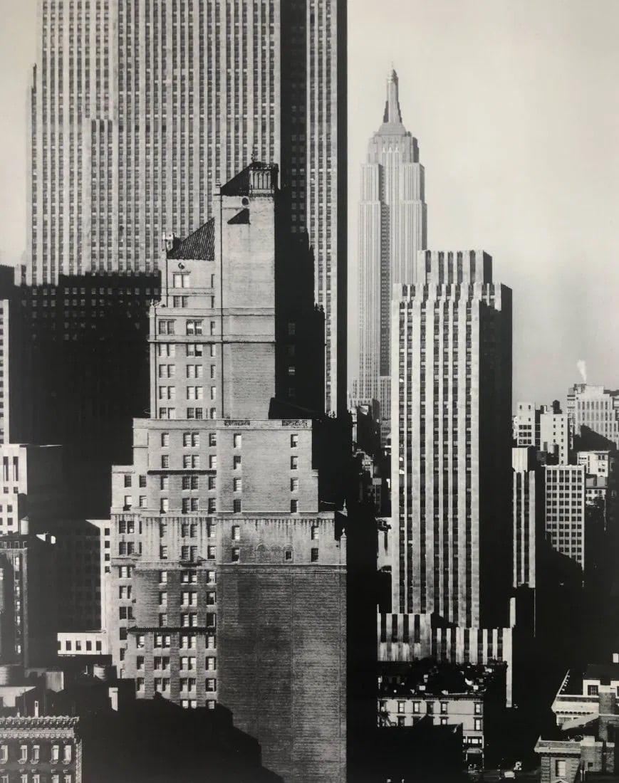 ANSEL ADAMS (B.1902-1984)New York City, New York c.1938,Photo-Litho ,11.5" x 9": ANSEL ADAMS (B.1902-1984)New York City, New York c.1938,Photo-Litho ,11.5" x 9"