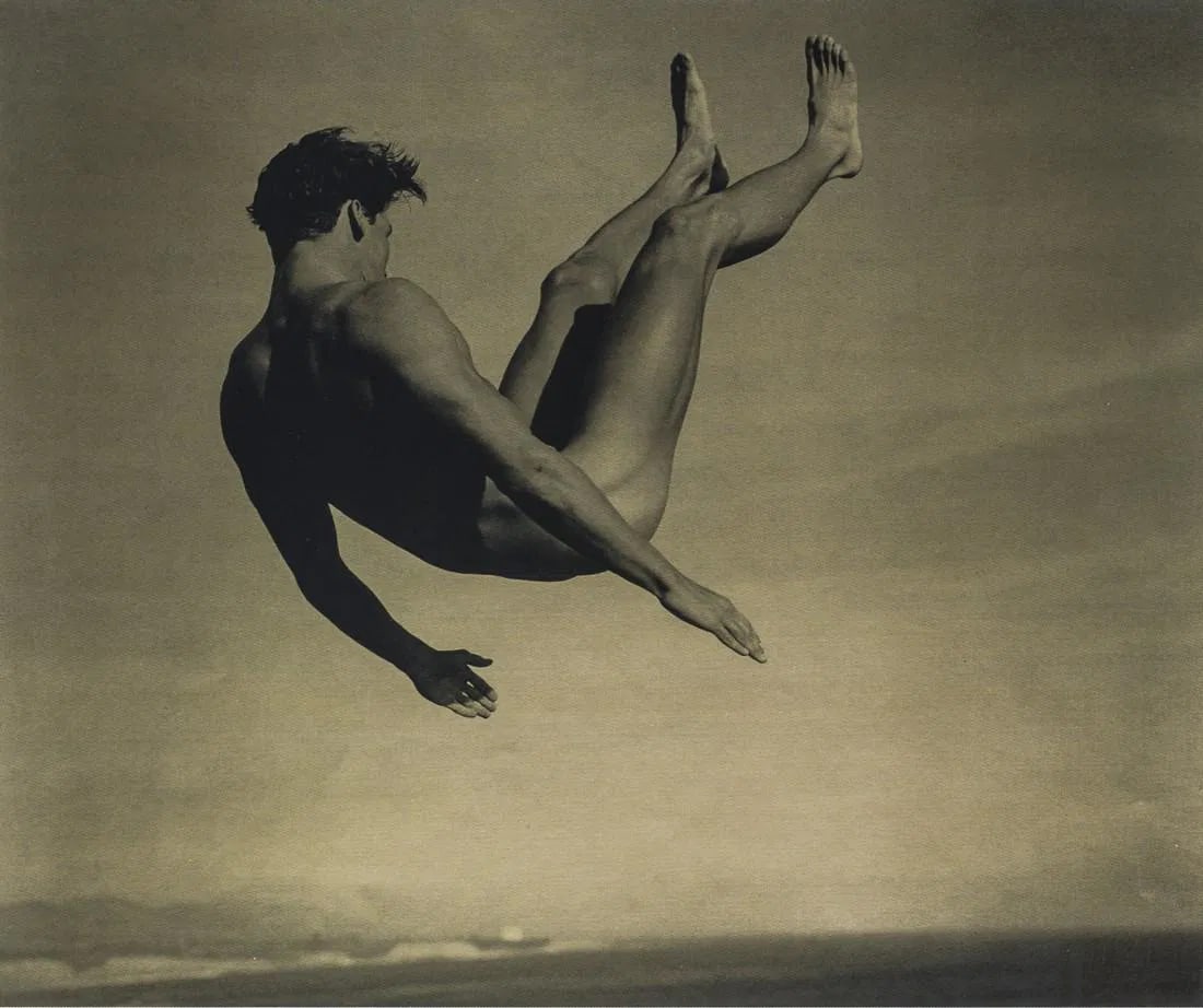 Bruce Weber (American, b. 1946) Ric, Point Conception, CA: Bruce Weber (American, b. 1946) Ric, Point Conception, CA. Photolitho. Measures: 7 1/2 x 6 inches