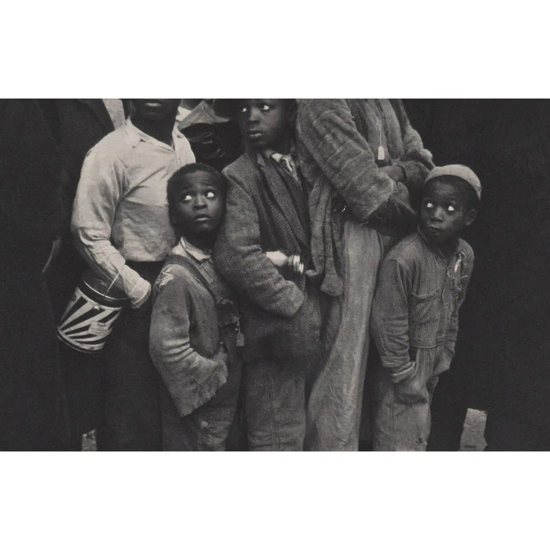 Walker Evans - Flood Refugees, 1937: Walker Evans - Flood Refugees, 1937. Gravure Print. Measures: 5 x 8 inches.