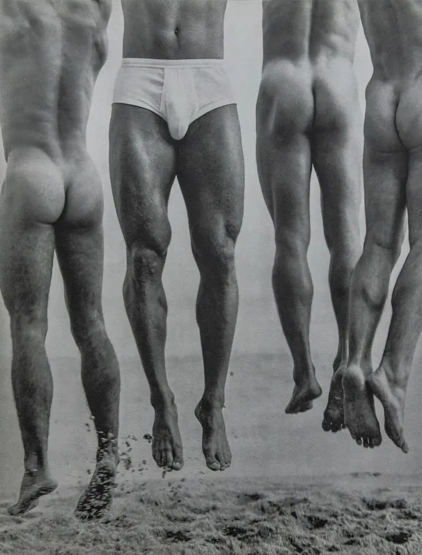 Herb Ritts - Jump, Paradise Cove, 1987 (1 of 1)