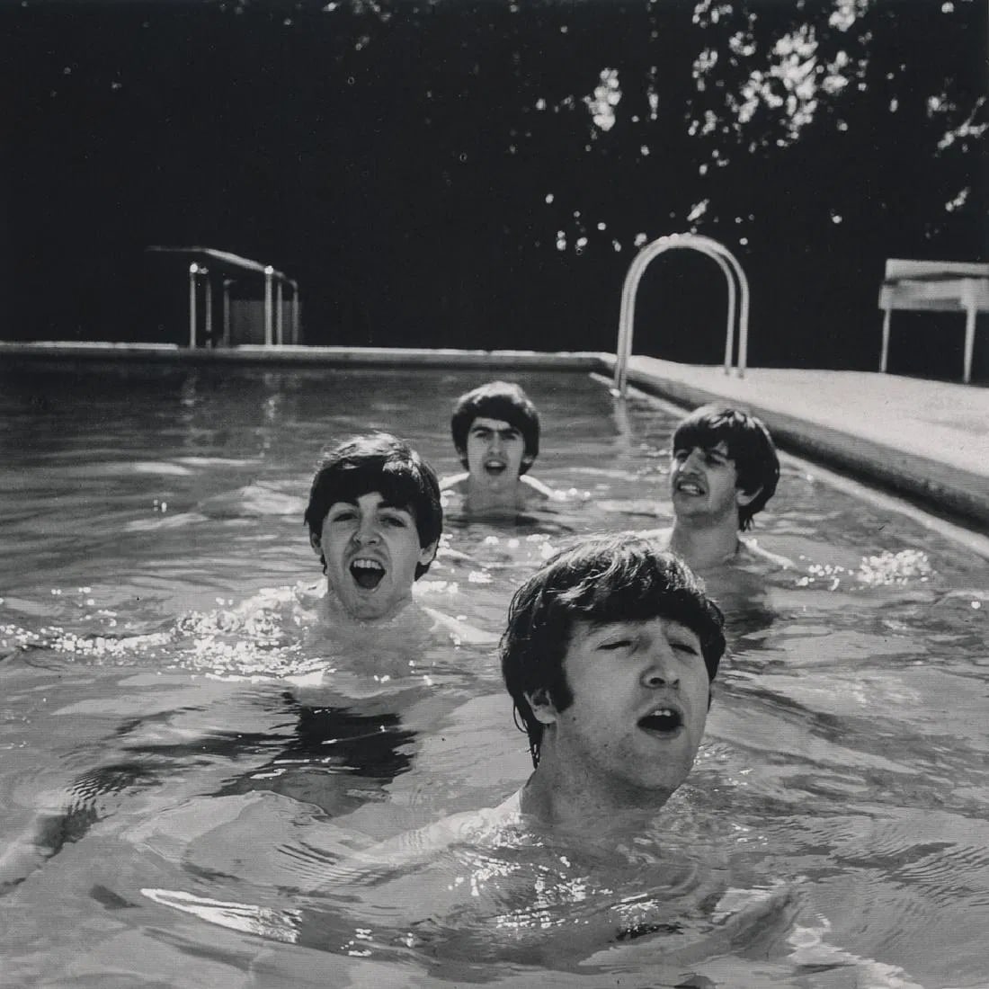 John Loengard - The Beatles, 1964: John Loengard - The Beatles, 1964. Photolitho. Measures: 5 1/2 x 5 1/2 inches.
