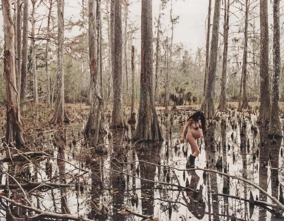 Justine Kurland - Wild Palms, 2006: Justine Kurland - Wild Palms, 2006. Photolitho. Measures: 8 x 6 inches.