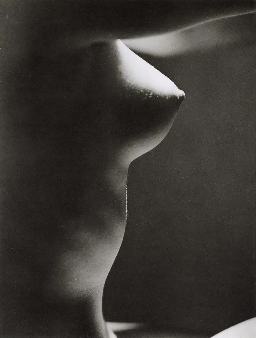 Erwin Blumenfeld - Breast, Paris, 1938: Erwin Blumenfeld - Breast, Paris, 1938. Photolitho. Measures: 8 3/4 x 11 1/2 inches.