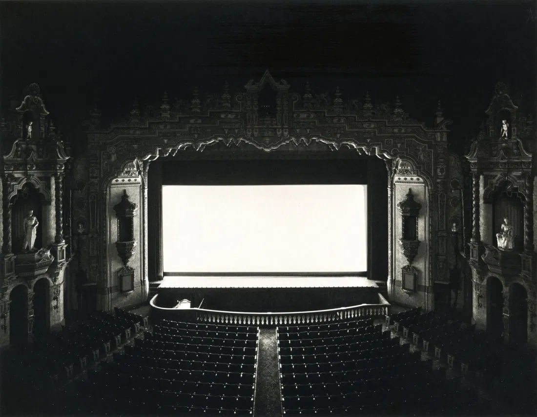 Hiroshi Sugimoto - Akron Civic, Ohio, 1980: Hiroshi Sugimoto - Akron Civic, Ohio, 1980. Photolitho. Measures: 8 1/2 x 6 1/2 inches.