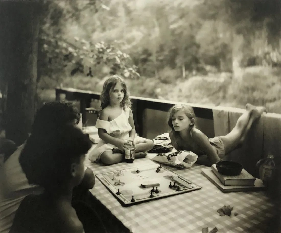 Sally Mann - Sorry Game, 1989: Sally Mann - Sorry Game, 1989. Photolitho. Measures: 8 x 10 inches.