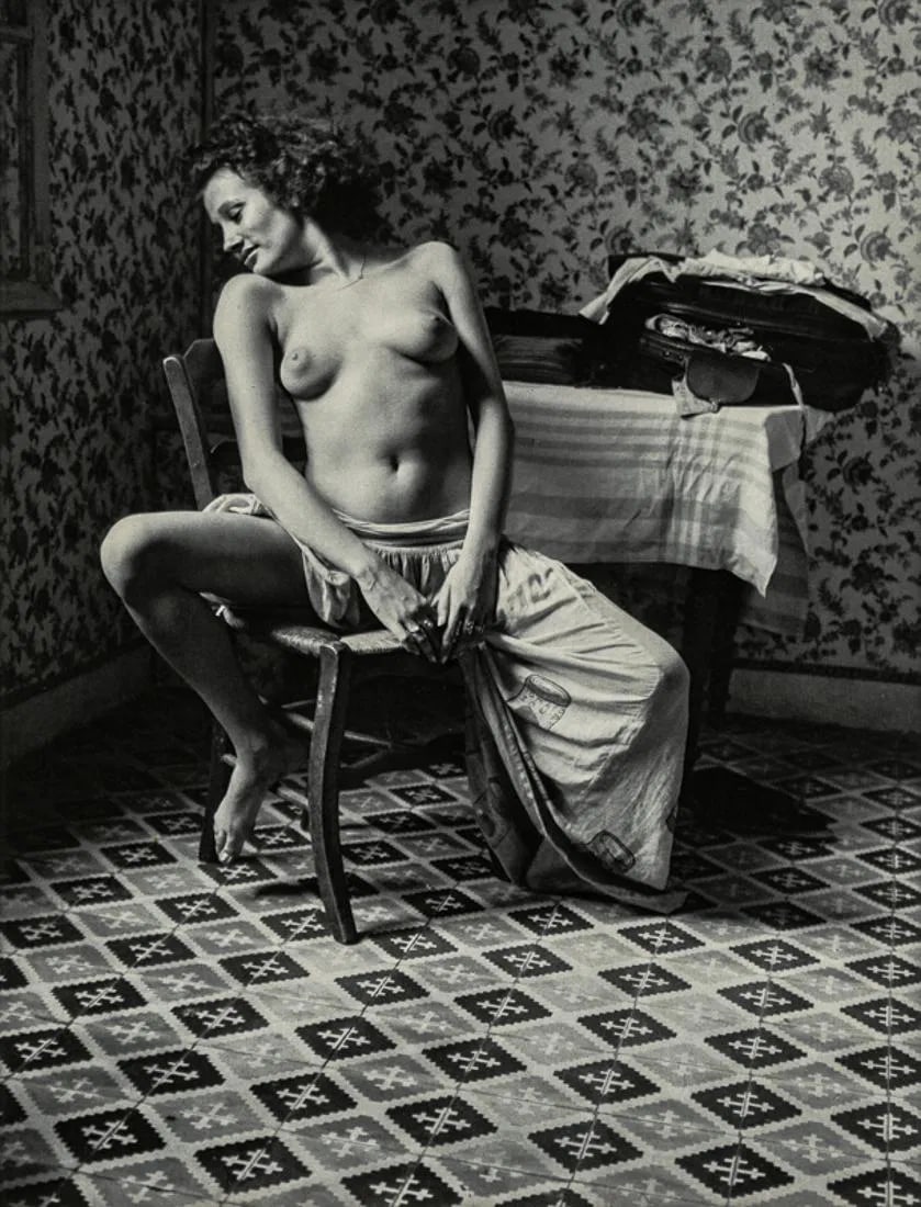 Jack Welpott - Sabine, Arles, France, 1973: Jack Welpott - Sabine, Arles, France, 1973. Photolitho. Measures: 6 1/2 x 8 1/2 inches.