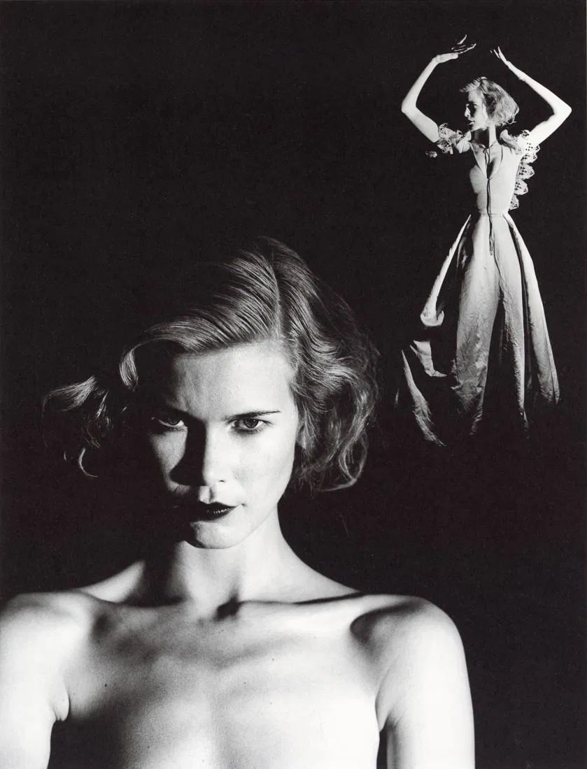 Michael Thompson - Claudia As Barbette, NYC, 1998: Michael Thompson - Claudia As Barbette, NYC, 1998. Photolitho. Measures: 9 3/4 x 12 3/4 inches.