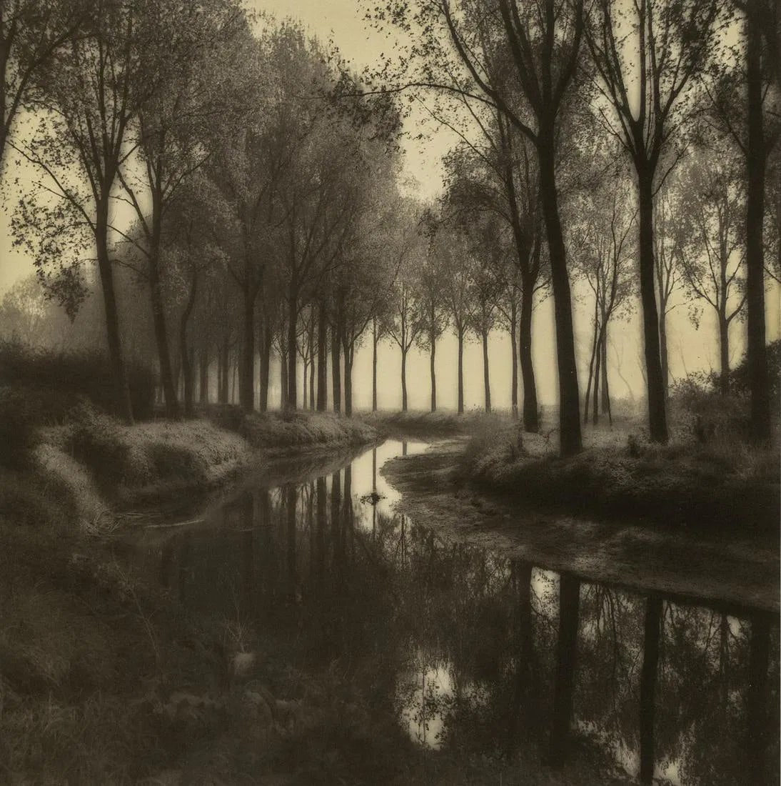 Lynn Geesaman - Damme, Belgium, 1995: Lynn Geesaman - Damme, Belgium, 1995. Photolitho. Measures: 8 1/4 x 8 1/4 inches.
