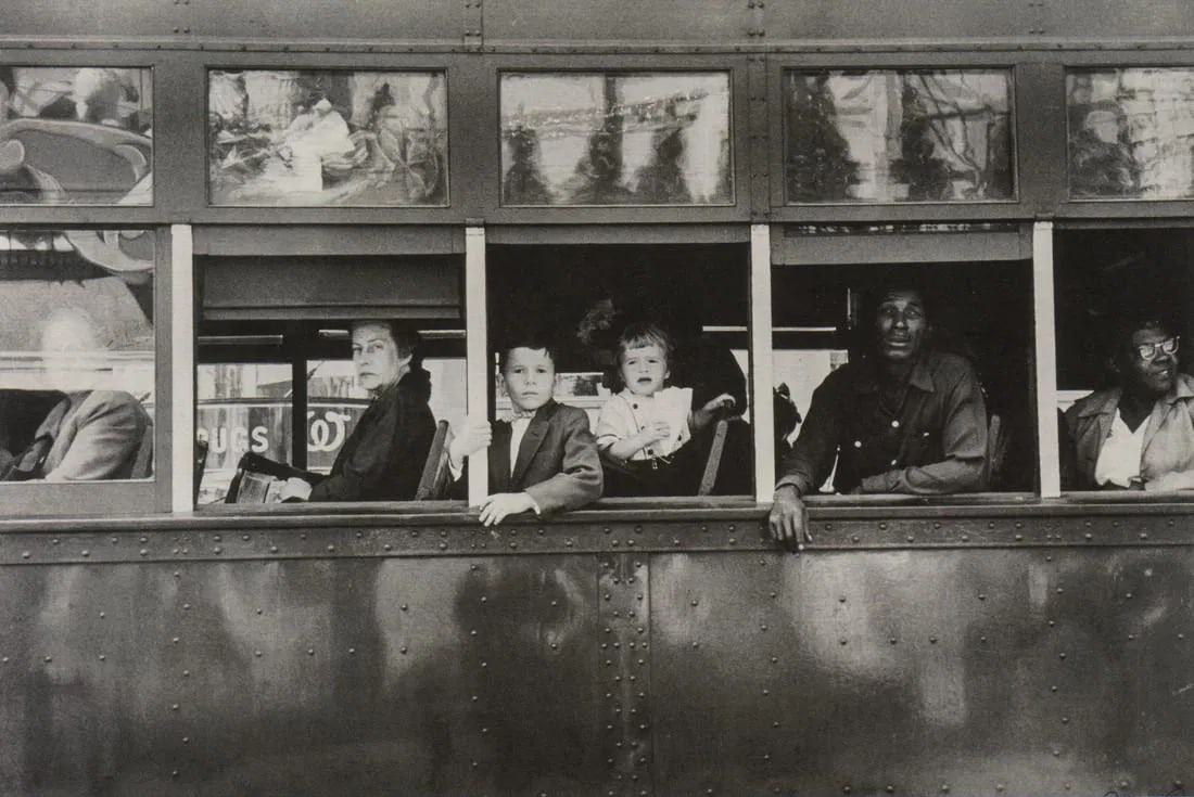 Robert Frank - New Orleans, 1955-56: Robert Frank - New Orleans, 1955-56. Photolitho. Measures: 7 x 4 3/4 inches.