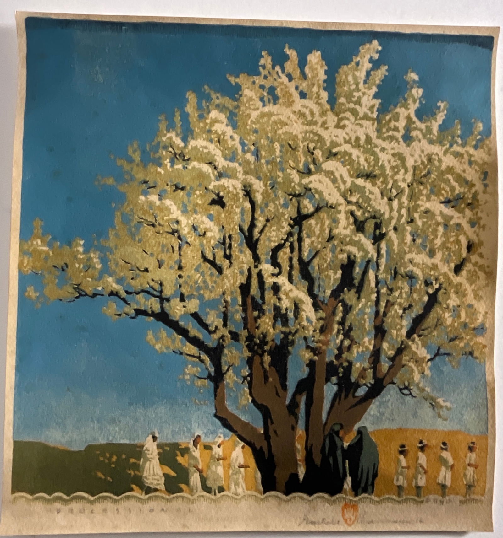 Gustave Baumann (American, 1881-1971). Processional (1 of 4)