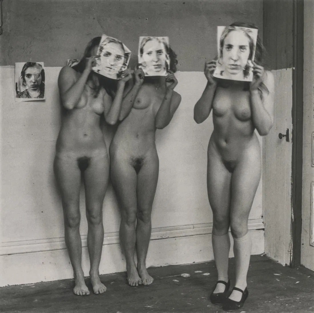 Francesca Woodman - About Being My Model, Photo-Litho: FRANCESCA WOODMAN (1958-1981) ,About Being My Model ,Photo-Litho ,Printed circa late 20th c. , 7 1 /2" x 7 1/2"