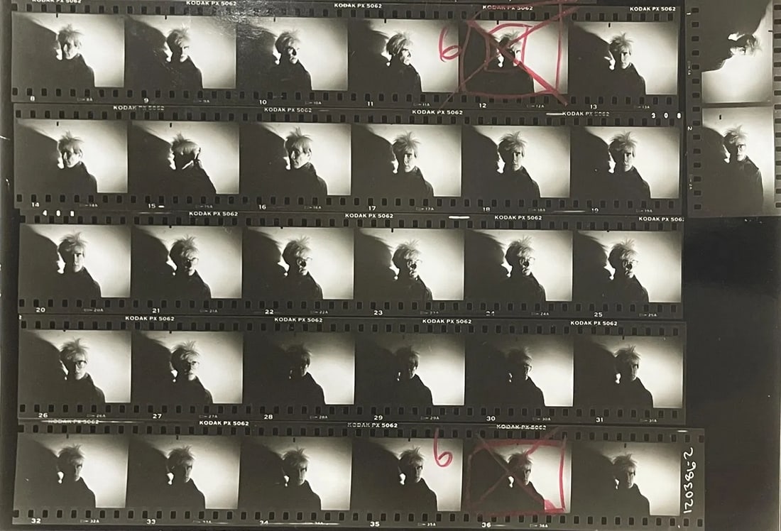 Andy Warhol Contact Sheet Print (1 of 1)