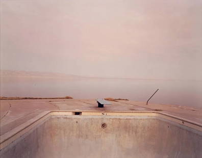 Richard Misrach (Diving Board) Glossy Photo print: RICHARD MISRACH (B. 1949), Diving Board, Glossy photo print, after, Measures 20" x 24"