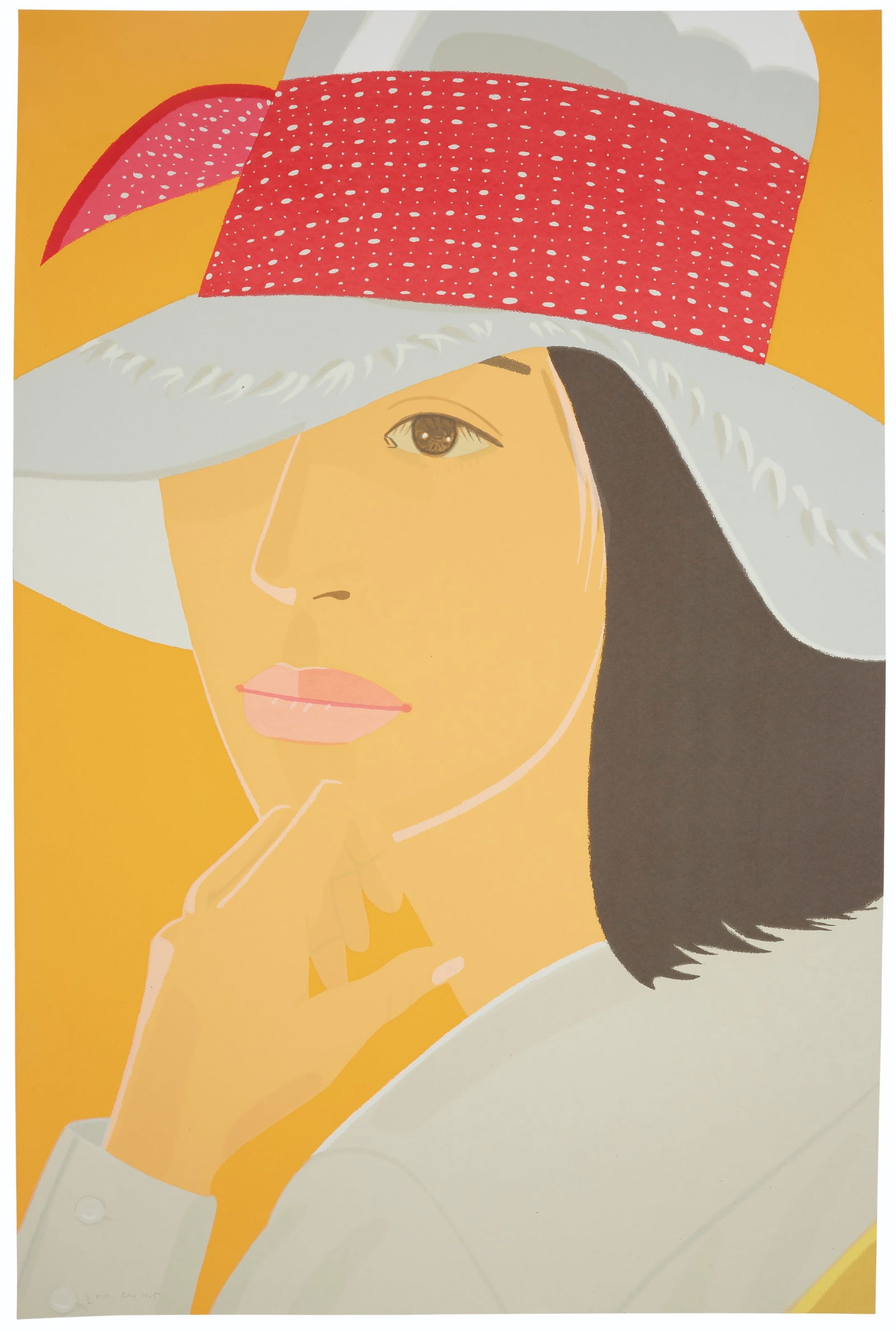 ALEX KATZ (B. 1927) Red Band offset lithograph (1 of 1)