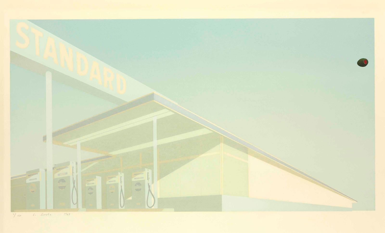 ED RUSCHA Cheese Mold Standard with Olive OFFSET LITHOGRAPH (1 of 6)