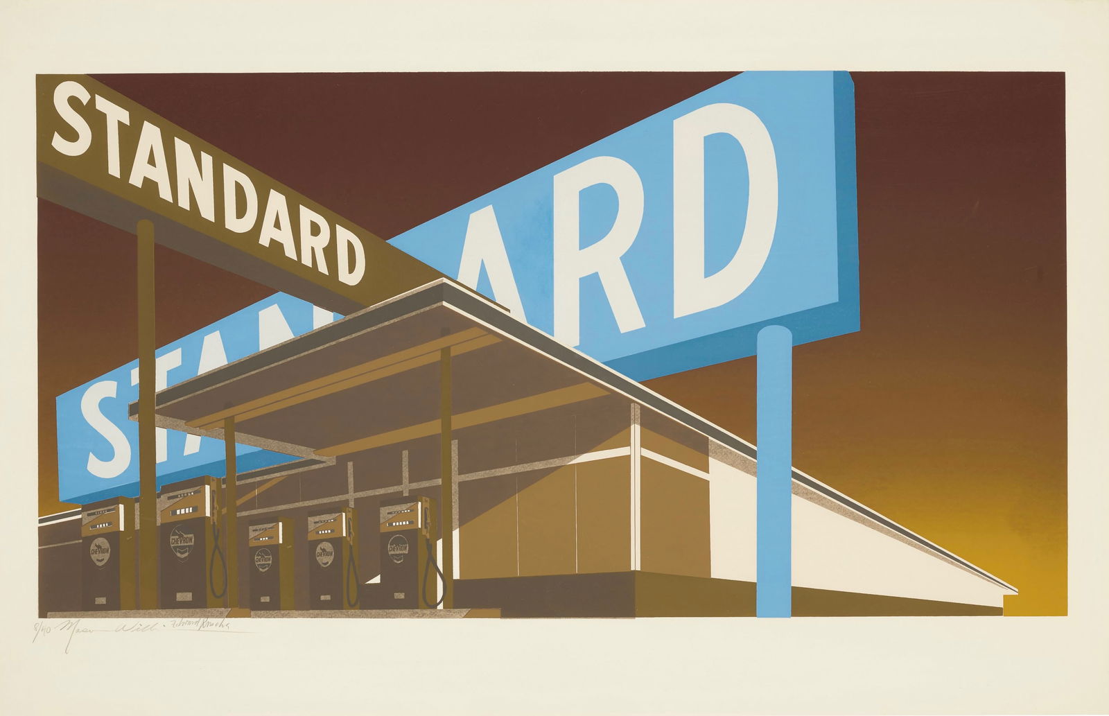 Ed Ruscha Double Standard offset lithograph (1 of 6)