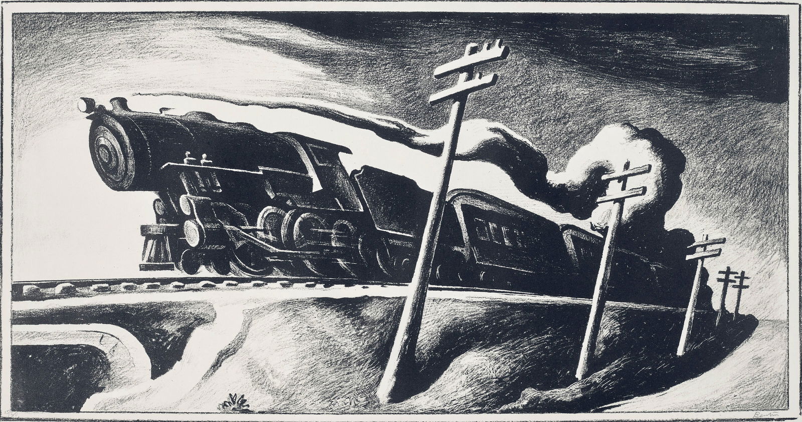 THOMAS HART BENTON (1889-1975) Going West (1 of 1)