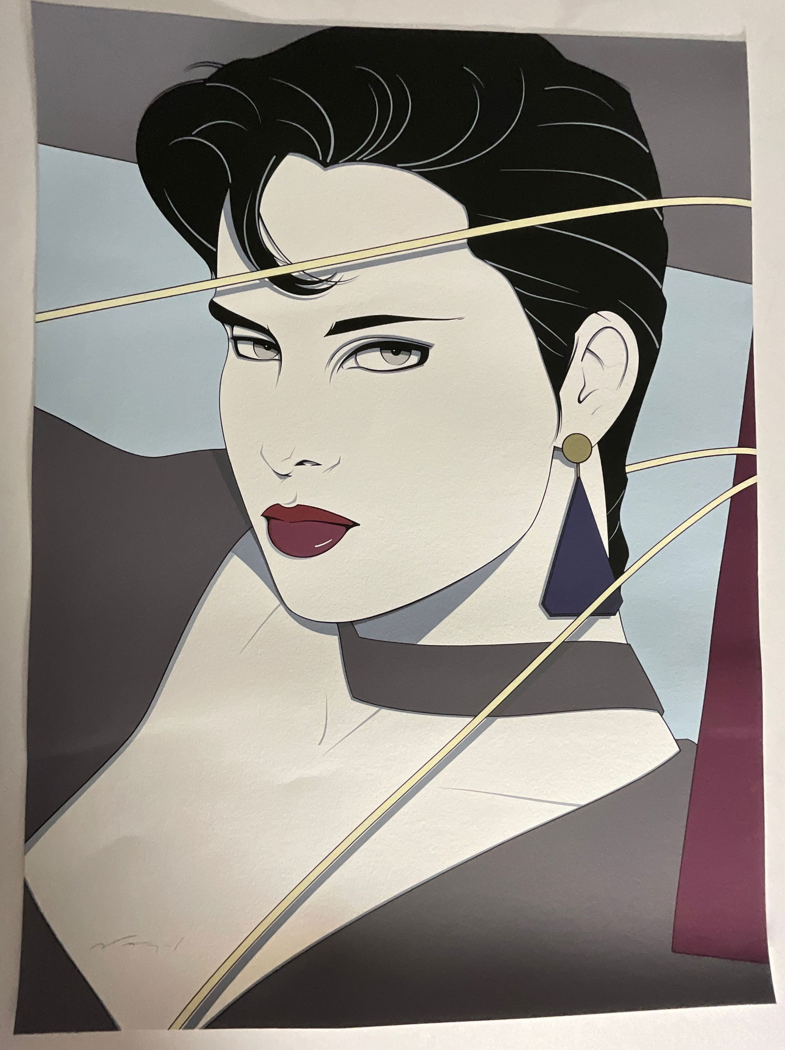Patrick Nagel Serigraph pencil signed (1 of 1)