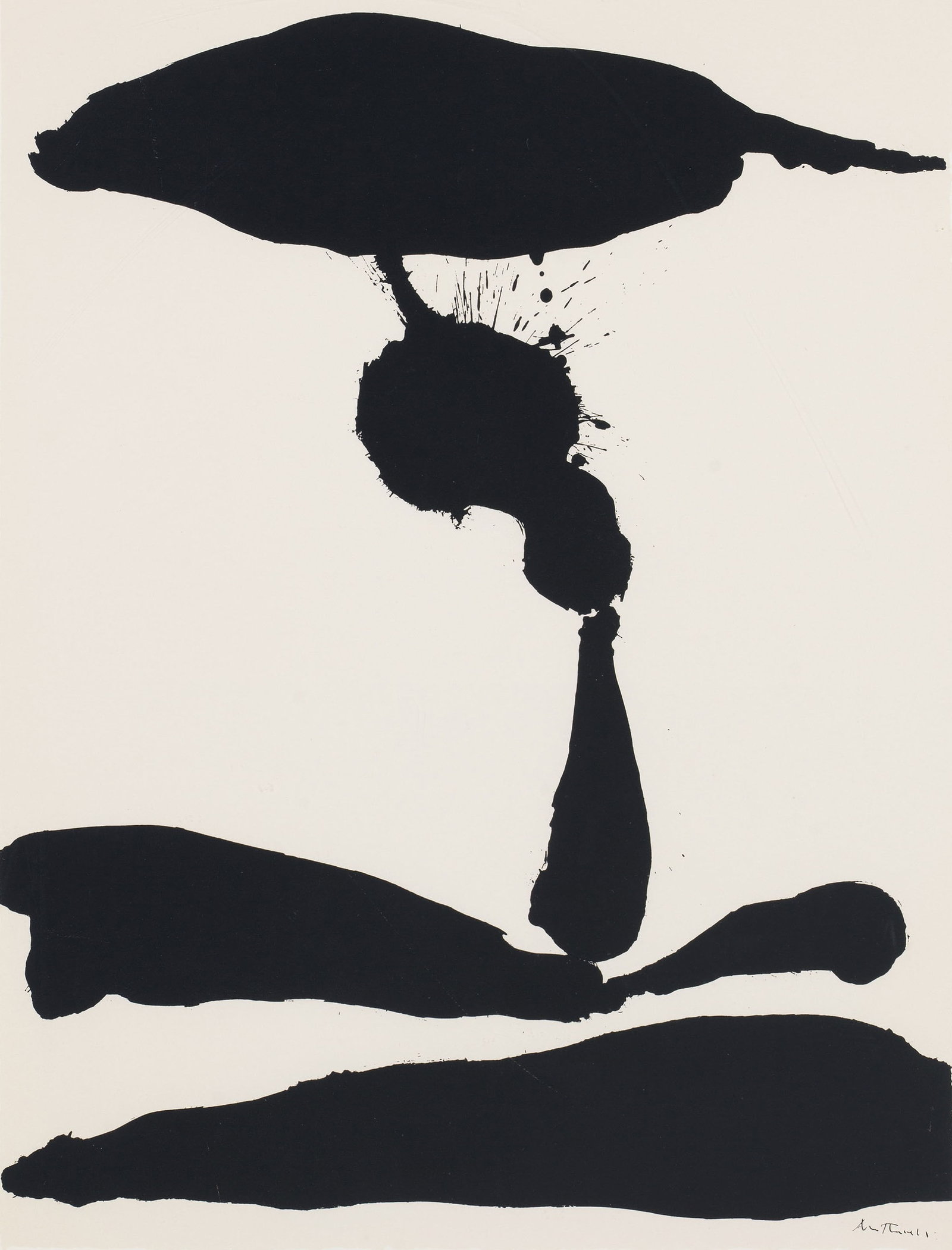 Robert Motherwell - Africa Suite: Robert Motherwell - Africa Suite. Print on wove paper. Measures: 40 x 28 inches.