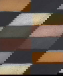 Sean Scully - Blue Fold: Sean Scully - Blue Fold. Print in colors on wove paper. Measures: 34 x 29 inches.