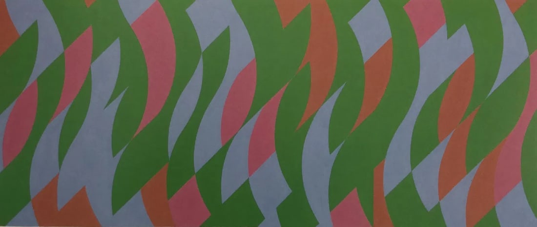 Bridget Riley (British, b. 1931): Bridget Riley Revision of 23 Offset Lithograph. Measures: