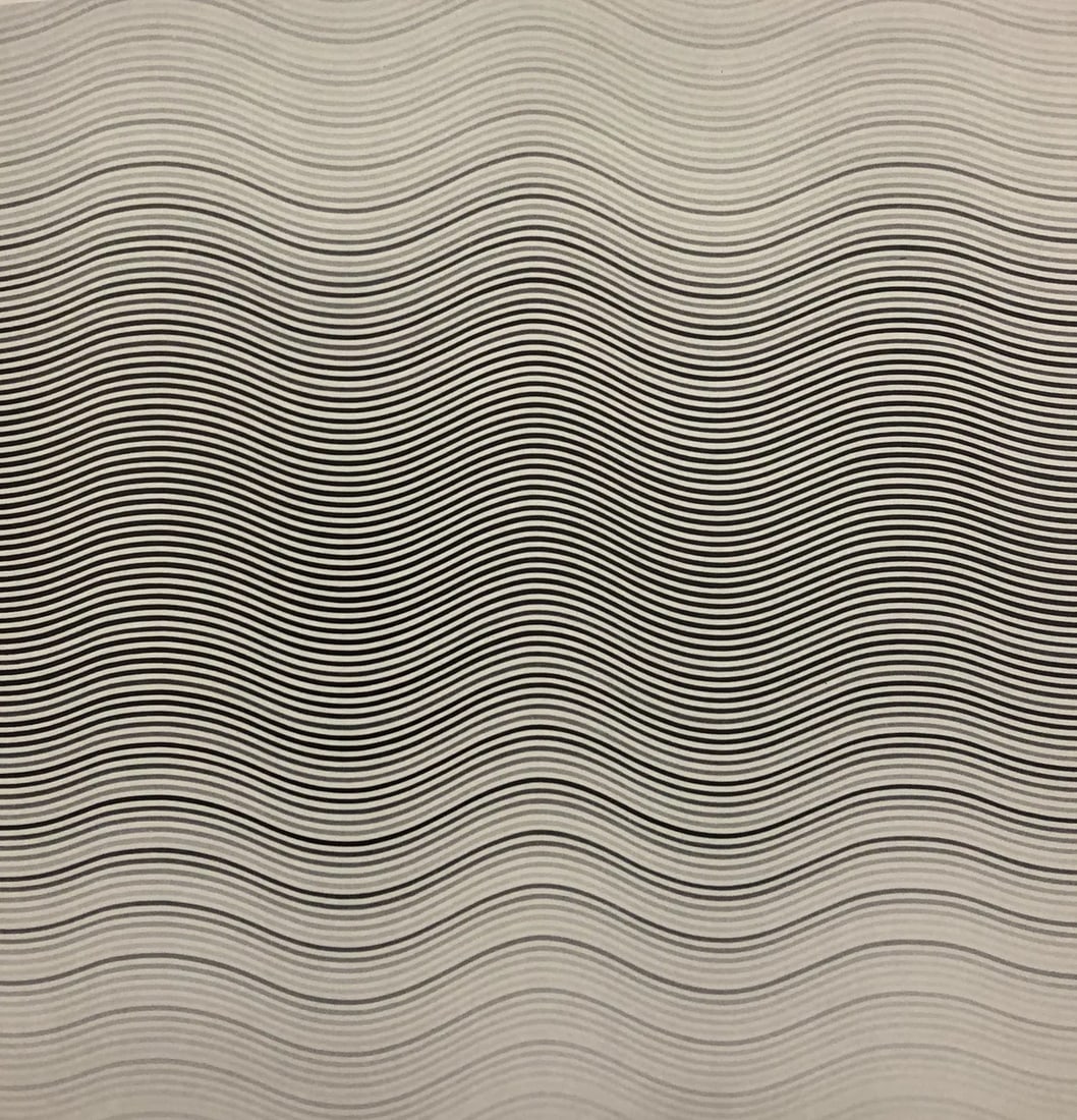 Bridget Riley (British, b. 1931): Bridget Riley Untitled Offset Lithograph. Measures: 8 x 8 inches.