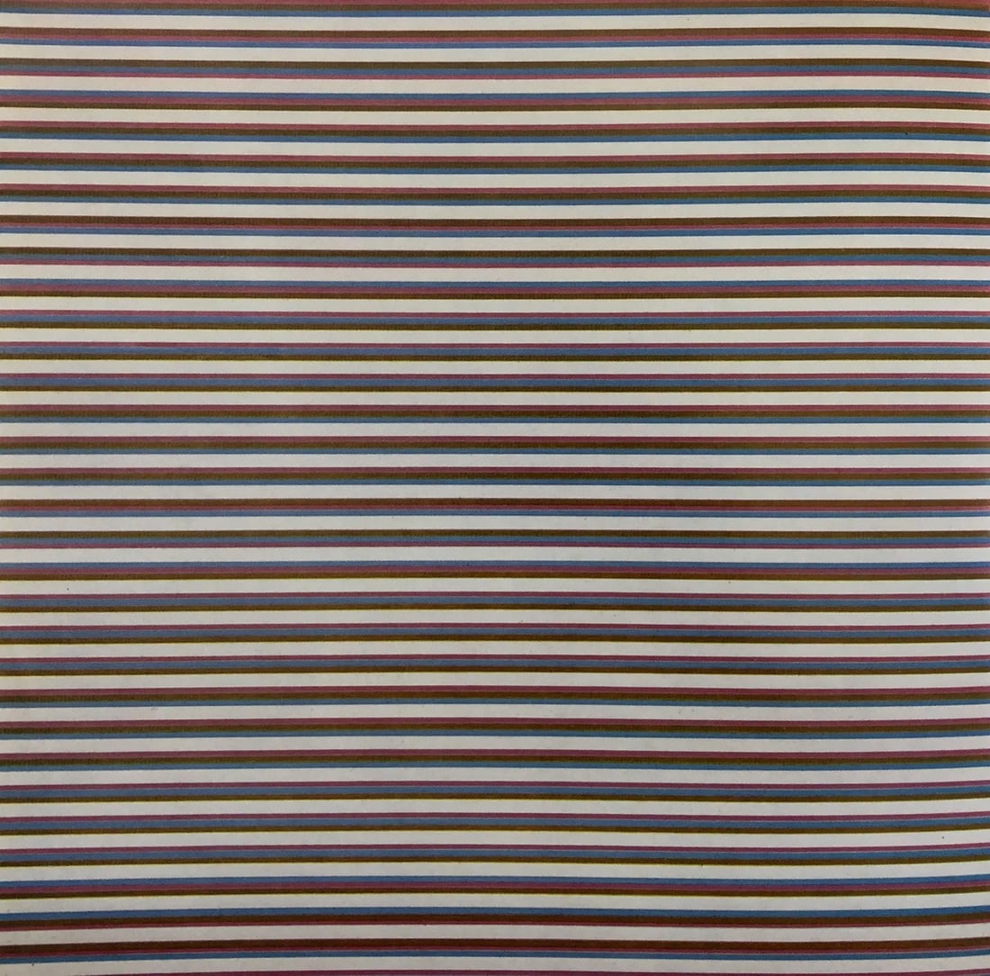 Bridget Riley (British, b. 1931): Bridget Riley Rise 2 Offset Lithograph. Measures: 7 1/4 x 7 1/4 inches.