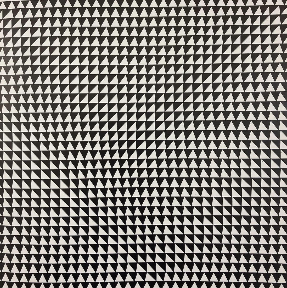 Bridget Riley (British, b. 1931): Bridget Riley Shiver Offset Lithograph. Measures: 8 1/4 x 8 1/4 inches.