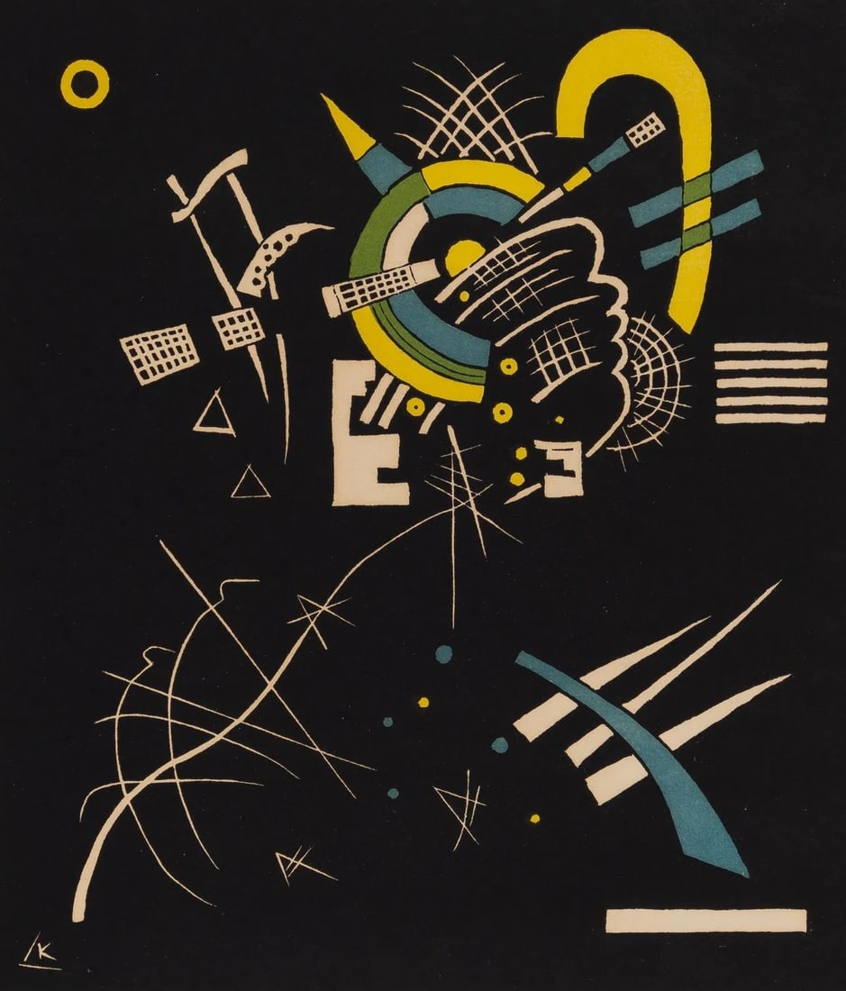 Wassily Kandinsky Kleine Welten Lithograph: Wassily Kandinsky Kleine Welten Lithograph. Measures: 14 x 11 inches. Signed in the plate.