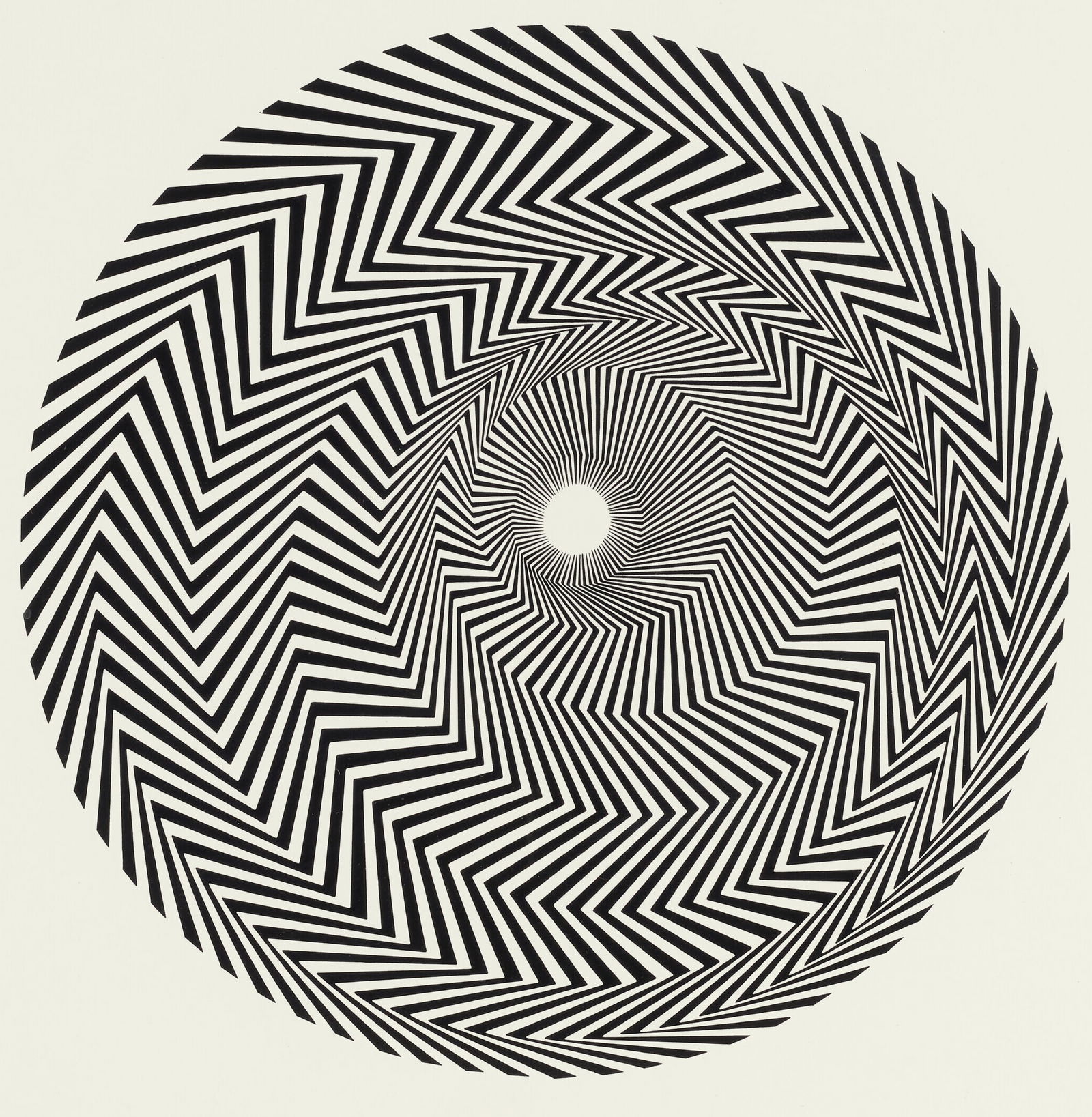 Bridget Riley - Untitled: Bridget Riley - Untitled. Lithograph on wove paper. Measures: 20 3/4 x 20 3/4 inches.