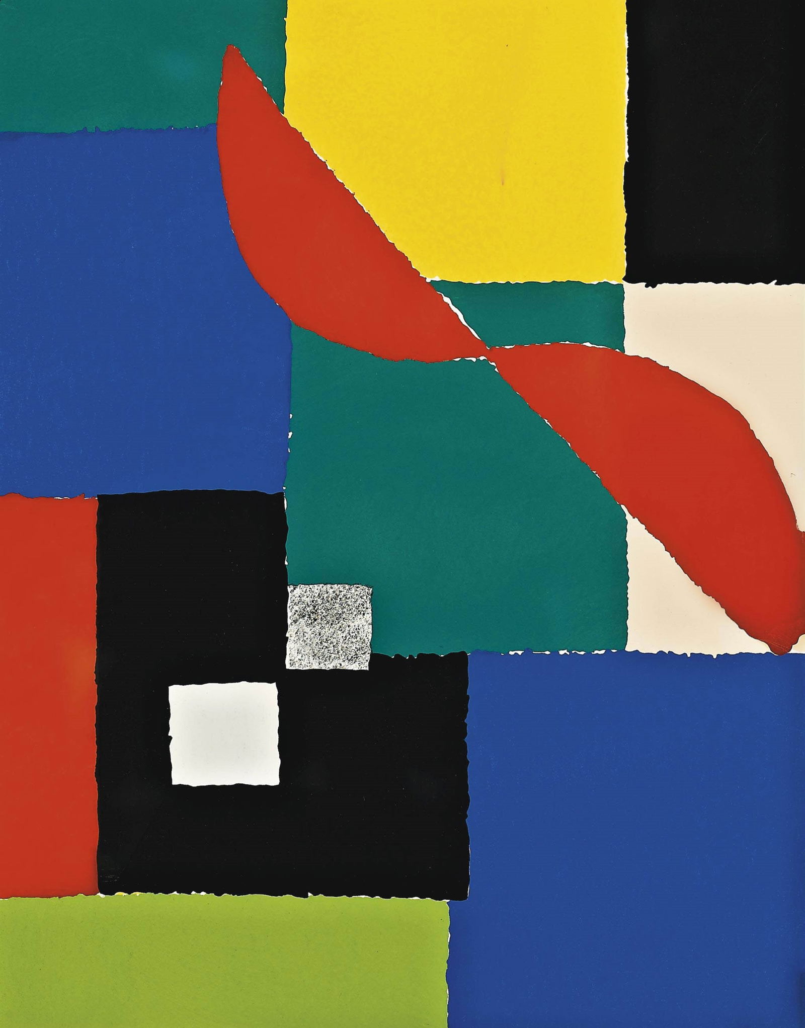 Sonia Delaunay - Grand Carre Rouge (1 of 1)