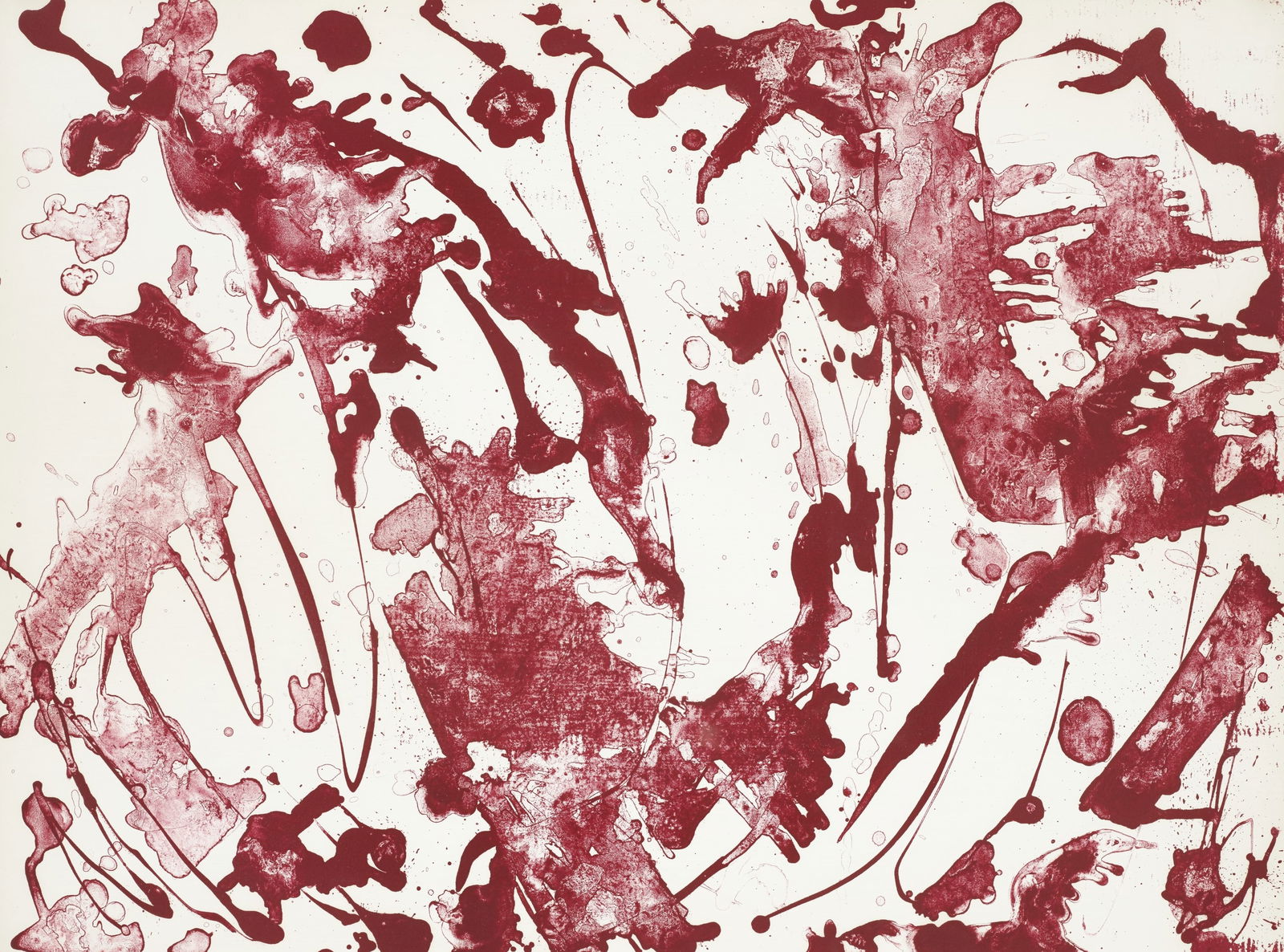 Lee Krasner - Rose Stone: Lee Krasner - Rose Stone. Print in colors on wove paper. Measures: 22 x 30 inches.