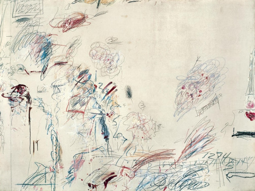 Cy Twombly - Second Voyage To Italy, 1962: Cy Twombly - Second Voyage To Italy, 1962. Offset Lithograph. Measures: 30 x 22 inches.