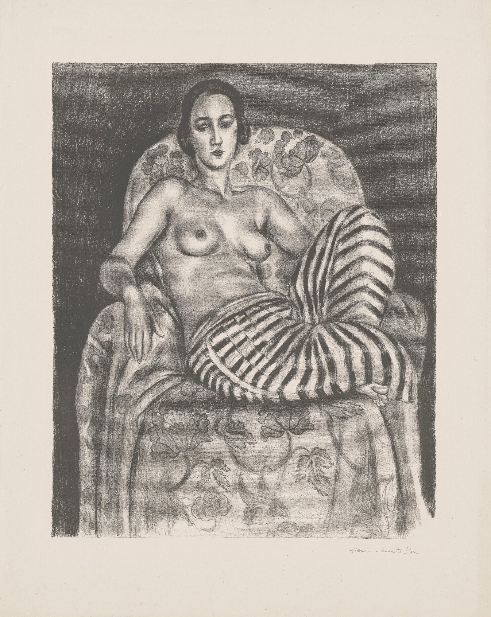 HENRI MATISSE (1869-1954) Grande odalisque à la culotte bayadère (1 of 1)