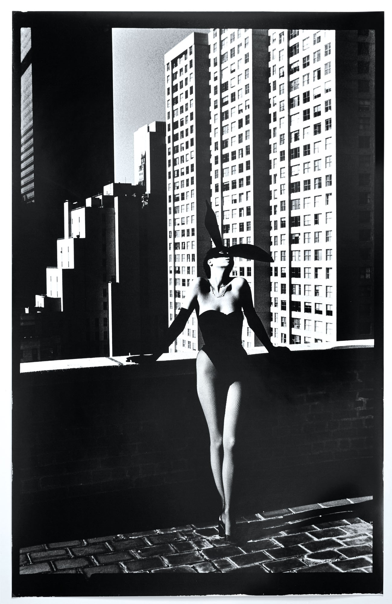 HELMUT NEWTON (1920-2004) Elsa Peretti as a Bunny Costume by Halston, New York (1 of 1)