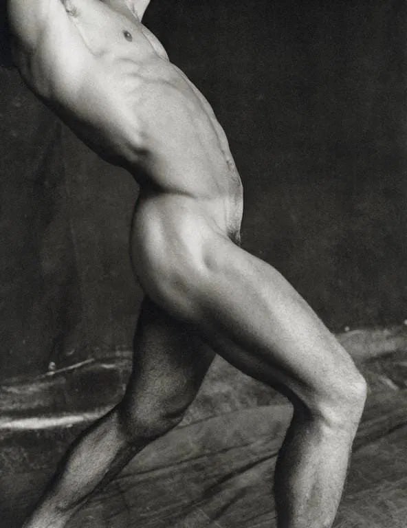 Bruce Weber - Dan Harvey, NY Jets Trainer, 1983: Bruce Weber - Dan Harvey, NY Jets Trainer, 1983. Gravure Print. Measures: 8 1/2 x 11 inches.