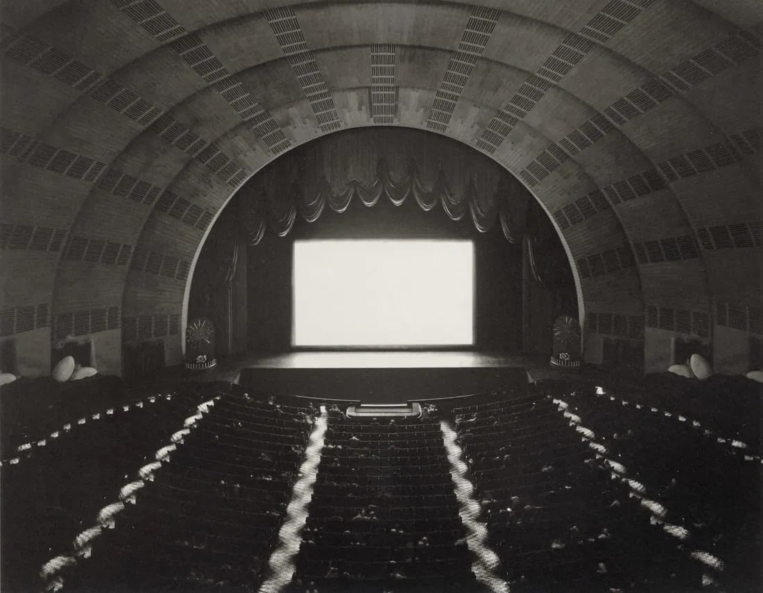 Hiroshi Sugimoto - Radio City Music Hall, NY, 1978: Hiroshi Sugimoto - Radio City Music Hall, NY, 1978. Photolitho. Measures: 7 3/4 x 6 inches.