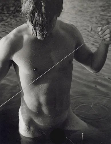 Bruce Weber - Tom, Bear Pond, Adirondack Park #2: Bruce Weber - Tom, Bear Pond, Adirondack Park #2. Gravure Print. Measures: 7 1/4 x 9 1/3 inches.
