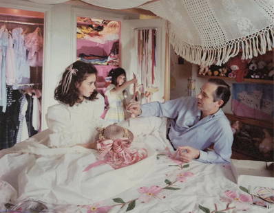 Tina Barney - Marina's Room, 1987: Tina Barney - Marina's Room, 1987. Photolitho. Measures: 8 x 6 inches.