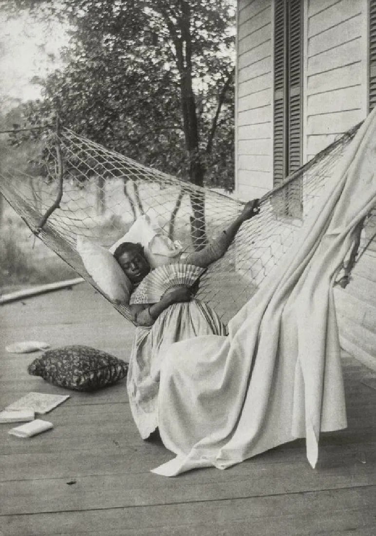 Rudolf Eickemeyer Jr. - Girl Laying in Hammock, Alabama: Rudolf Eickemeyer Jr. - Girl Laying in Hammock, Alabama. Photolitho. Measures: 5 1/2 x 8 inches.