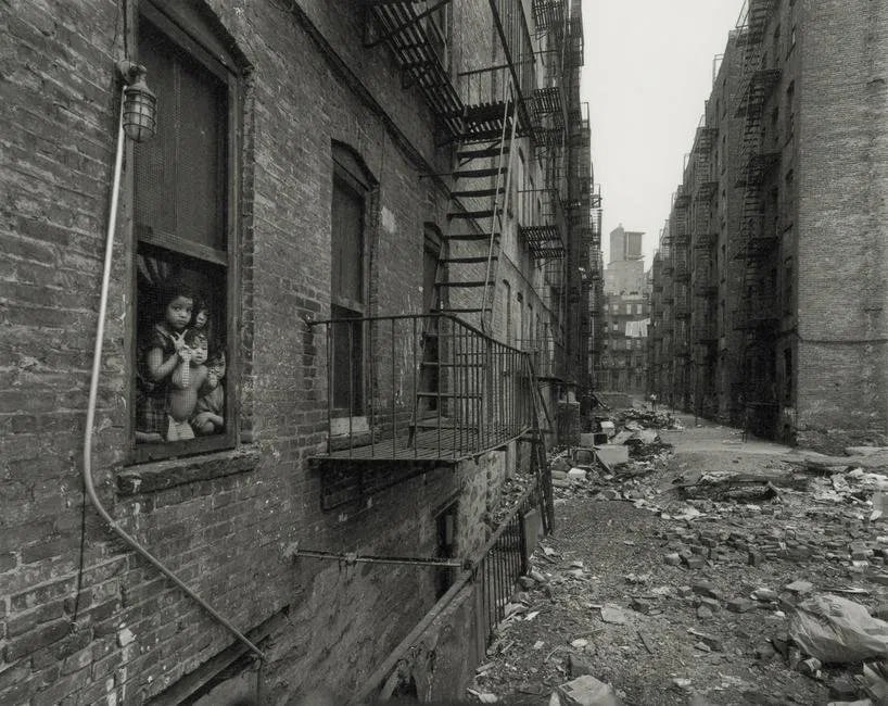 Bruce Davidson - East 100th Street, 1966-68: Bruce Davidson - East 100th Street, 1966-68. Photolitho. Measures: 9 1/2 x 7 1/2 inches.