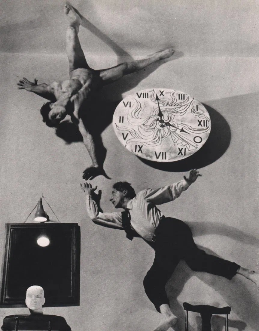 Philippe Halsman - Jean Cocteau: Philippe Halsman - Jean Cocteau. Measures: 6 3/4 x 8 1/2 inches.