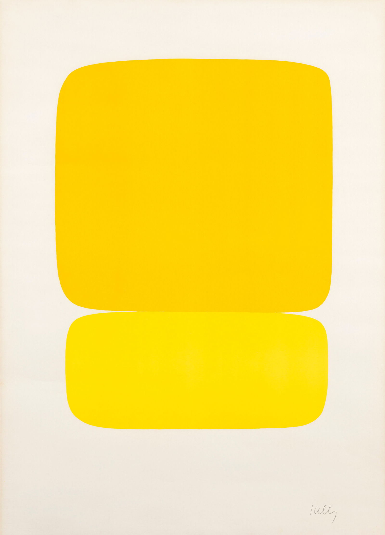 ELLSWORTH KELLY (1923 - 2015) Yellow over Yellow (1 of 1)
