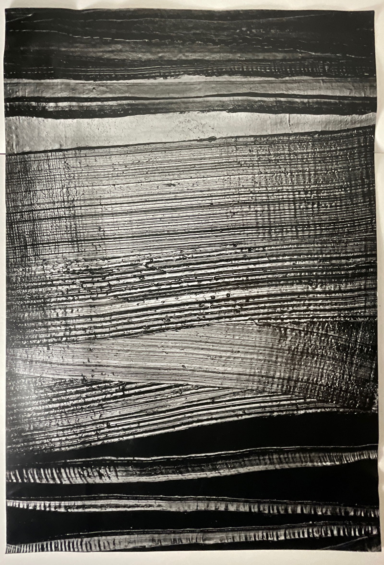 Pierre soulages offset lithograph (1 of 3)