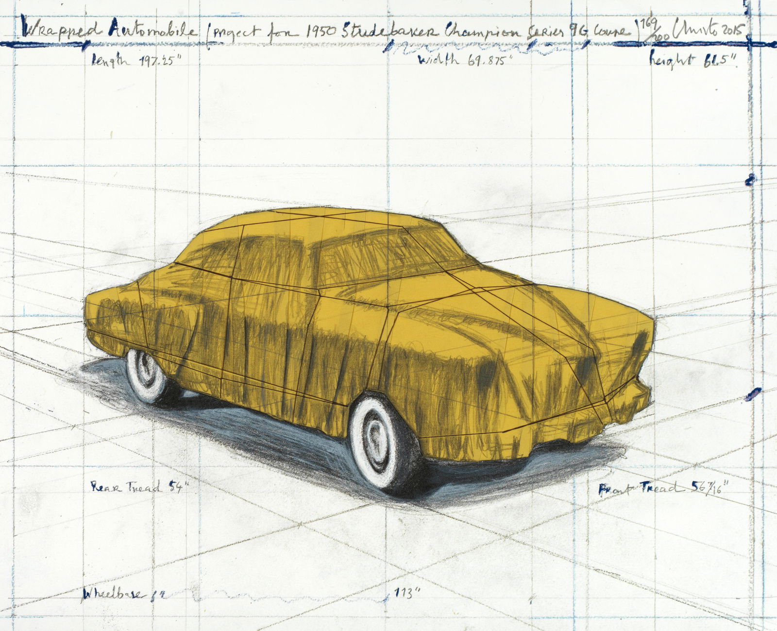Christo (American, 1935-2020) Wrapped Automobile (1 of 1)