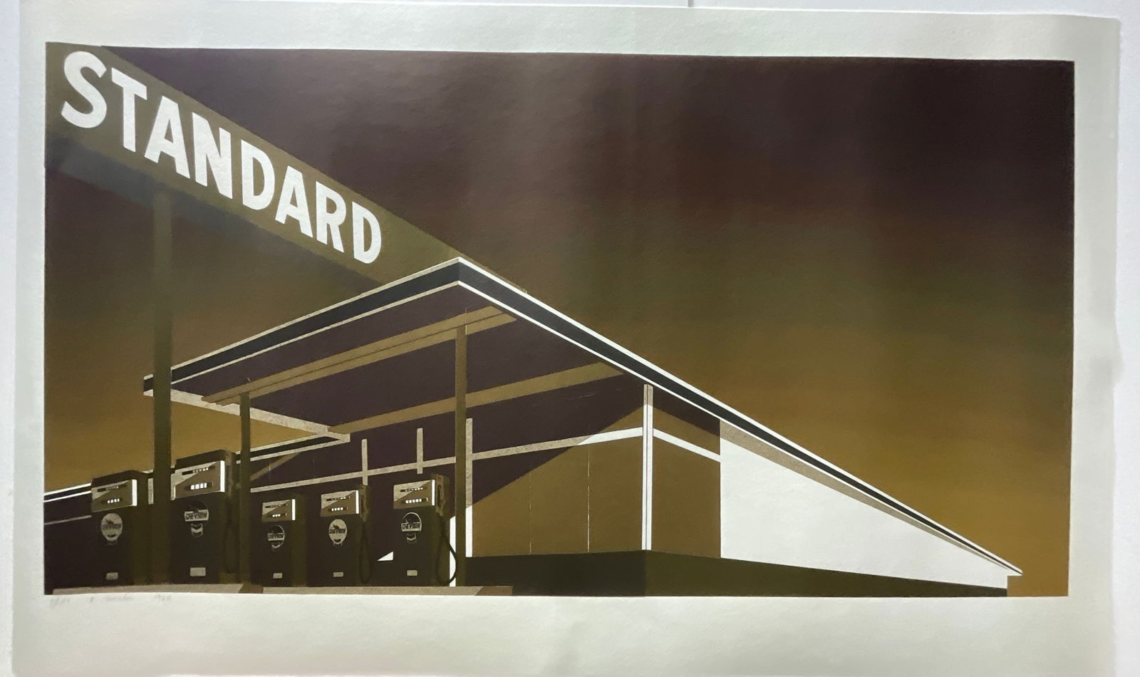 Ed Ruscha Standard Station Offset Lithograph (1 of 7)