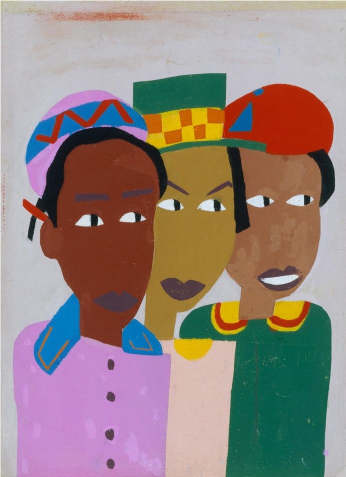 William H. Johnson (American, 1901-1970) Three Children (1 of 1)