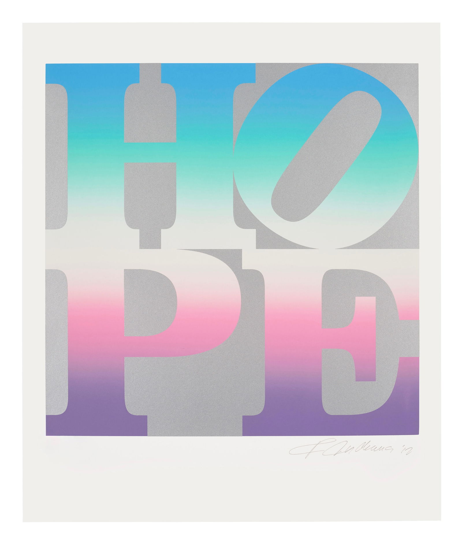 ROBERT INDIANA (1928-2018) Four Seasons of Hope (1 of 1)